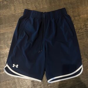 Under Armour Men's Dark Blue/Navy Athletic Shorts. Size SMALL